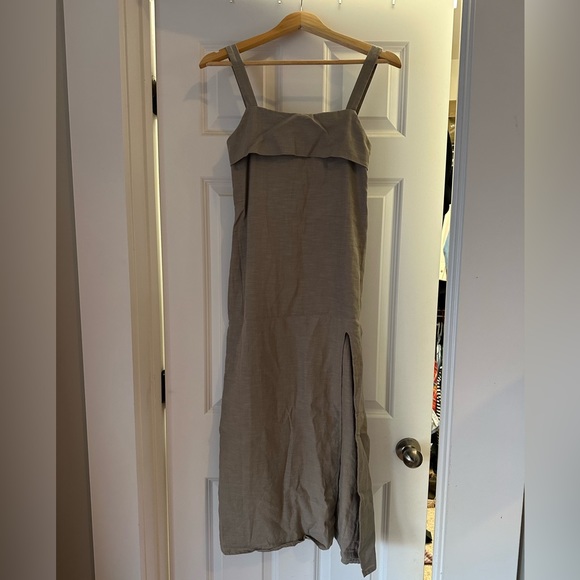 CRAWFORD MIDI DRESS IN SLATE (size 0; XS) - Picture 2 of 4
